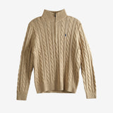 Brown sweater,front view