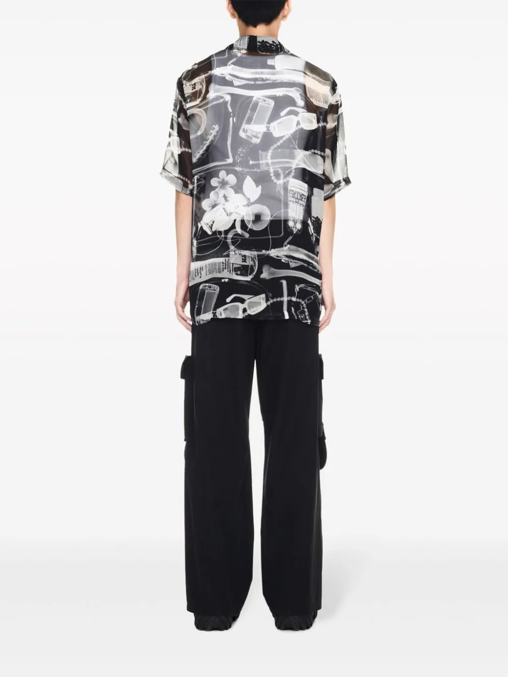 OFF-WHITE Men Buckles Cot Cargo Pant
