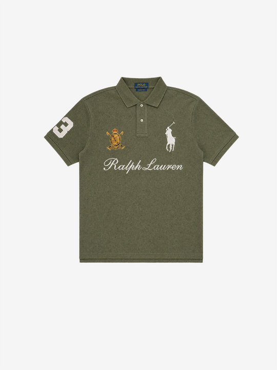 Green shirt, front view