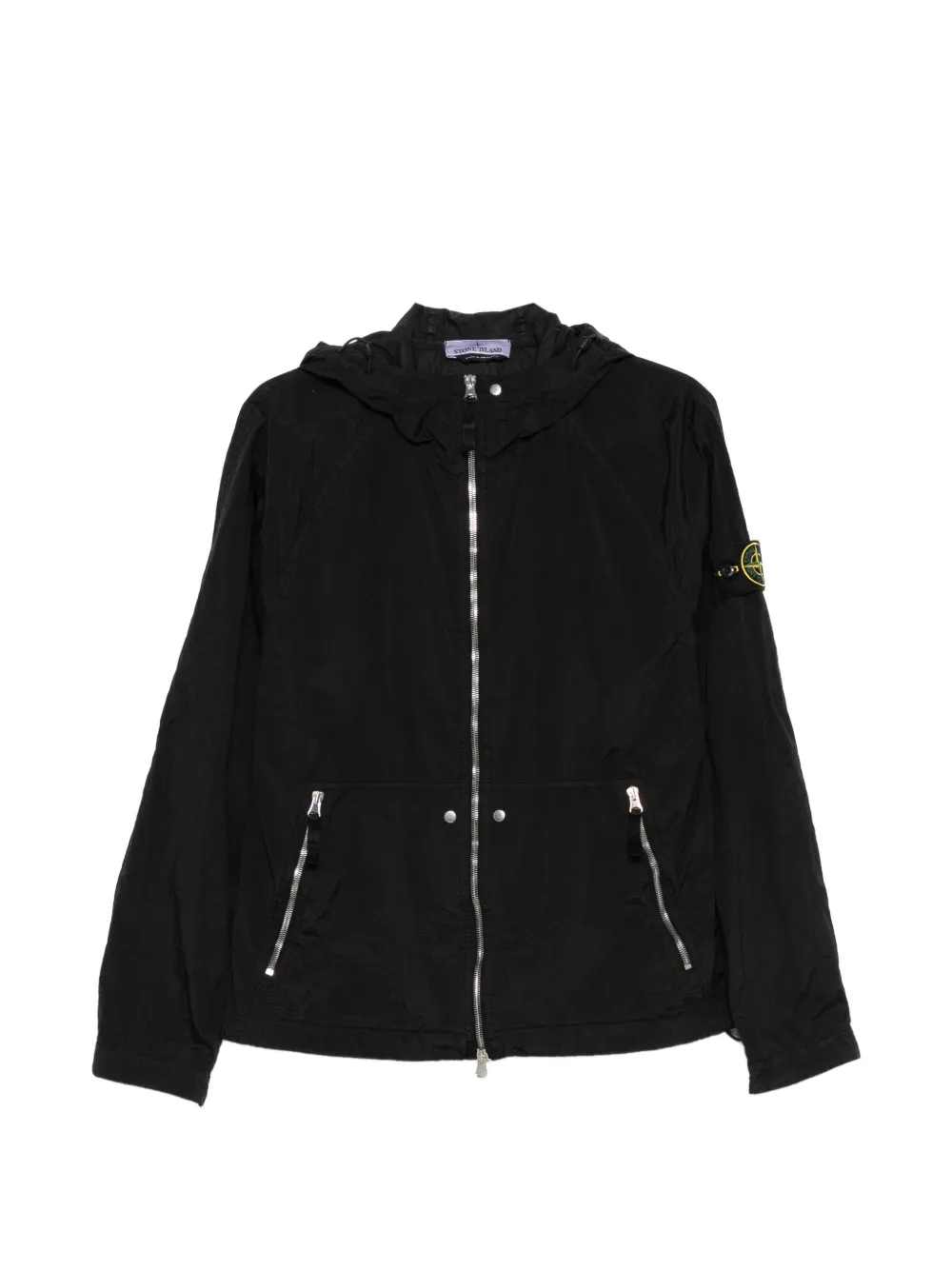 Black parka, front view