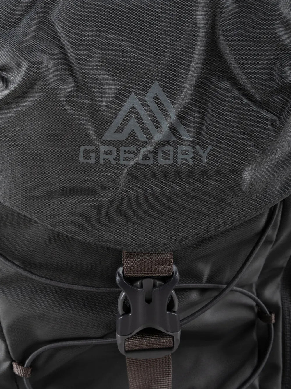 Close up of Grey bag, showing detail