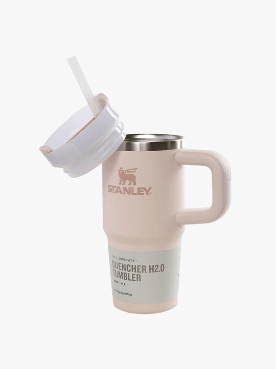 Pink tumbler,side view