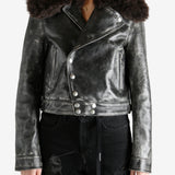 Black jacket,full body view