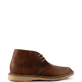 Brown boots, side view