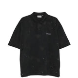 Black shirt, front view