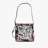 Black bags, back view