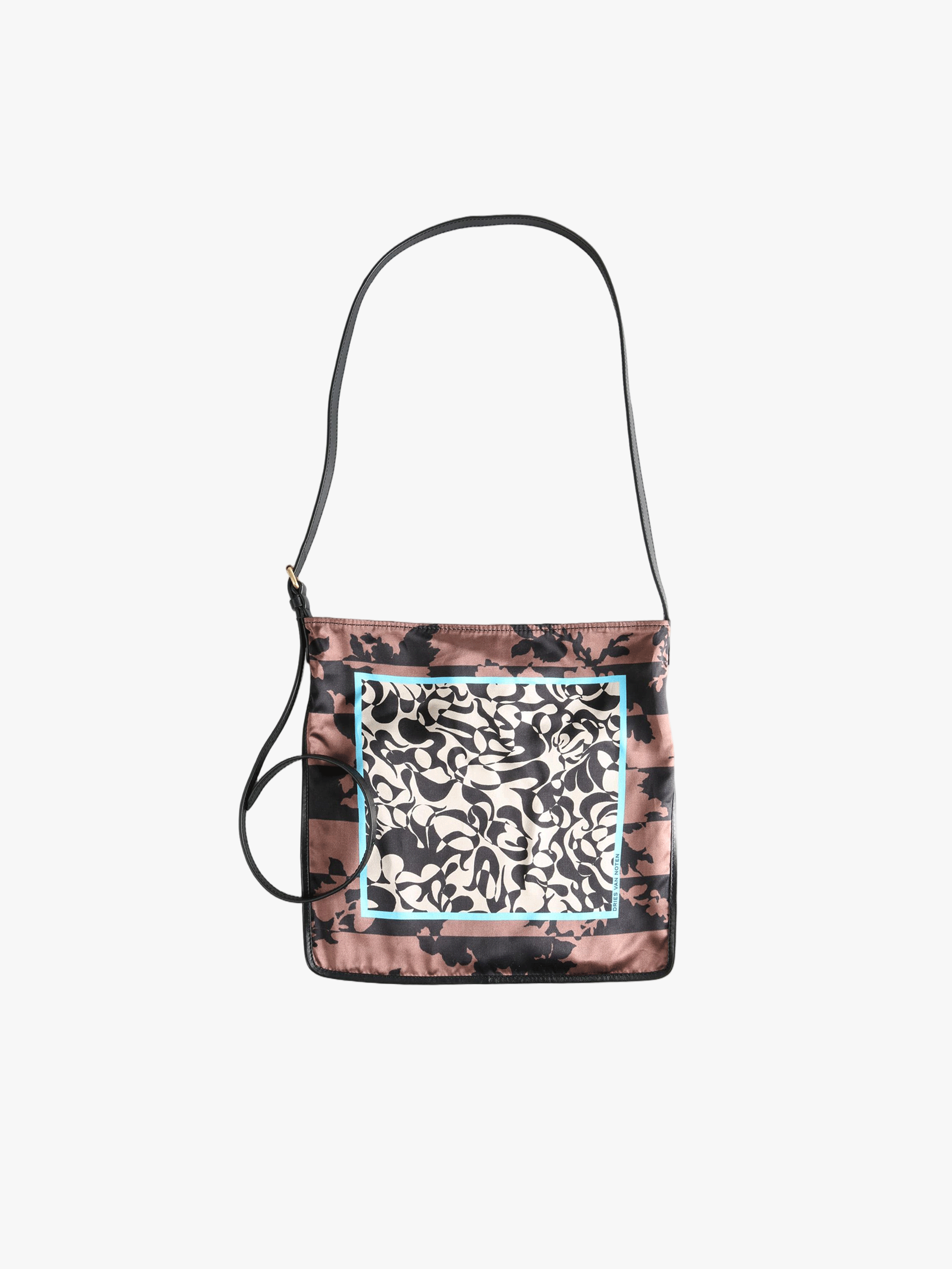 Black bags, back view