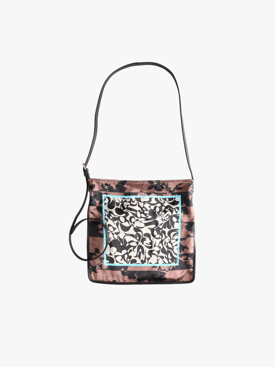 Black bags, back view