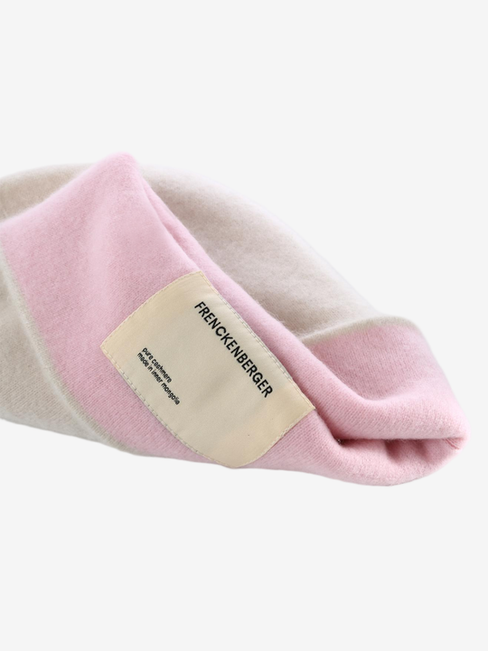 Close up of Pink hat, showing detail
