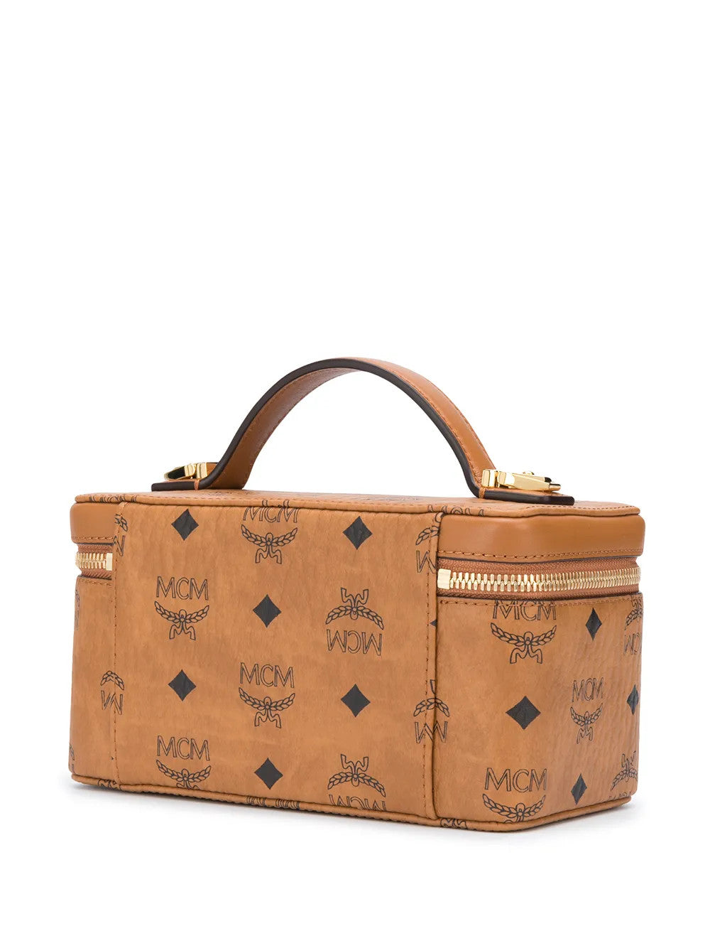 Tan bag, front view