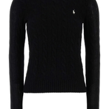 Black knitwear, front view