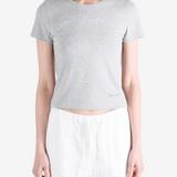 Grey t-shirt, front view