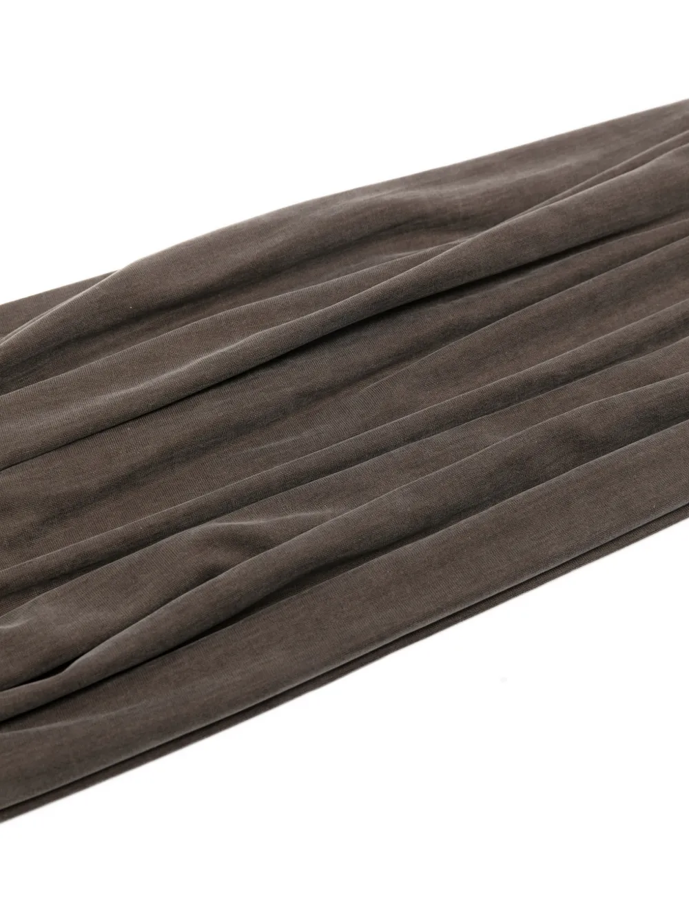 Close up of black tops, showing texture of the cupro fabric