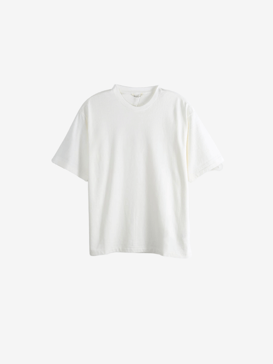 White t-shirt, front view