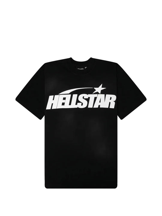 Black t-shirt, front view