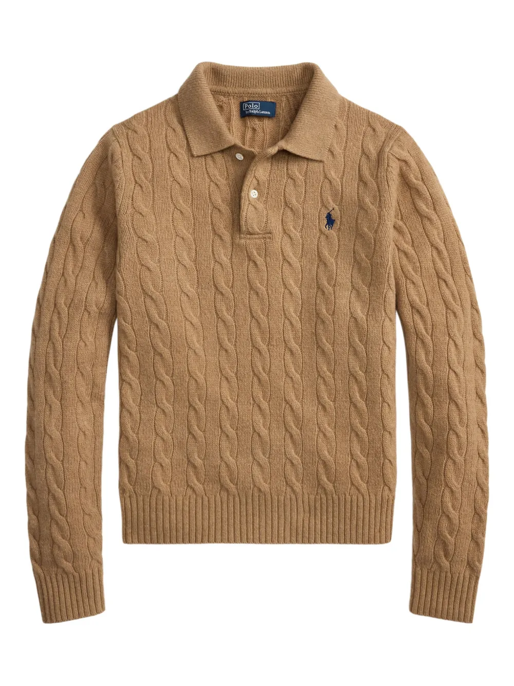Brown knitwear, front view