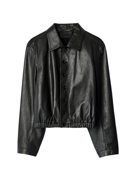Black jacket, front view