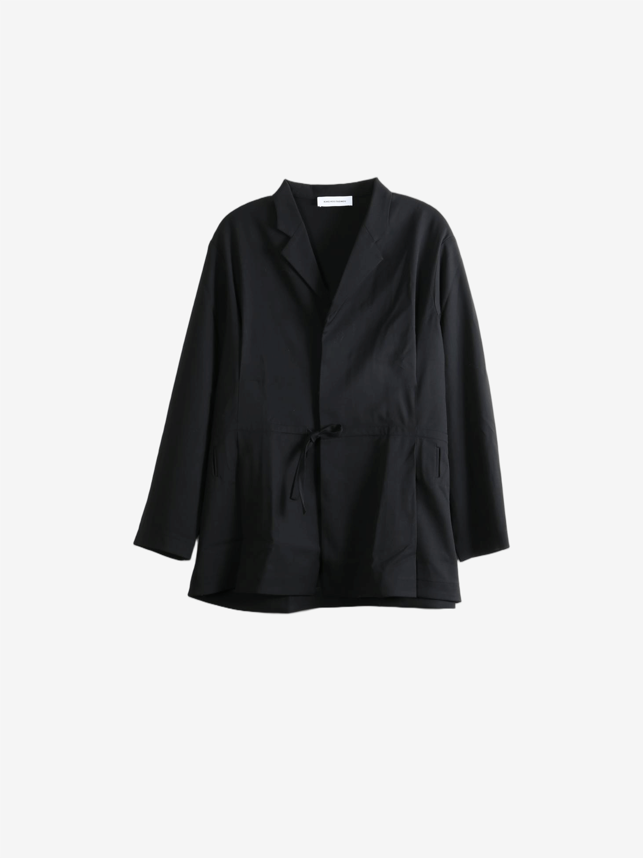 Black jacket, front view