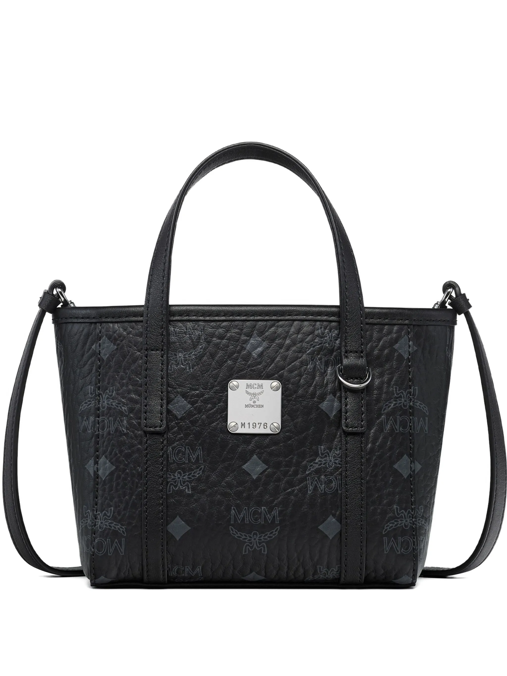 Black bags, back view