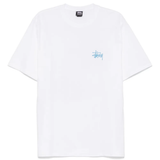 white t-shirt, front view