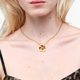 Yellow jewelry, front view