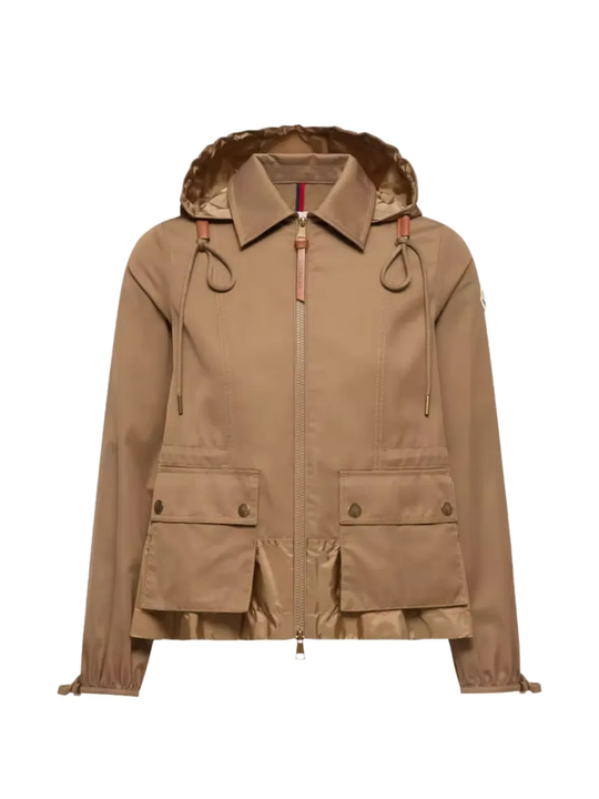 Brown jackets-coats, front view