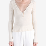 Tan top, front view