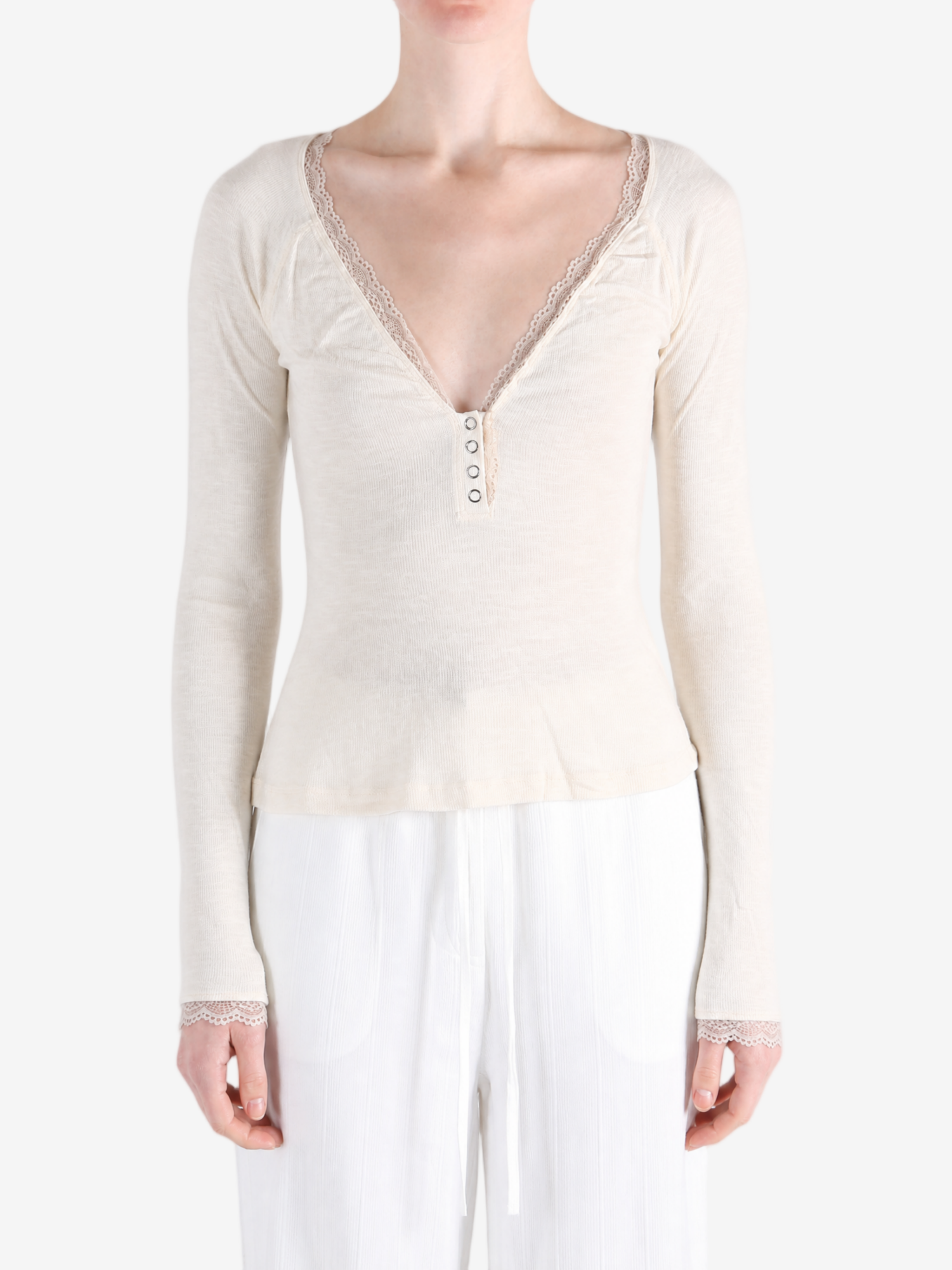 Tan top, front view