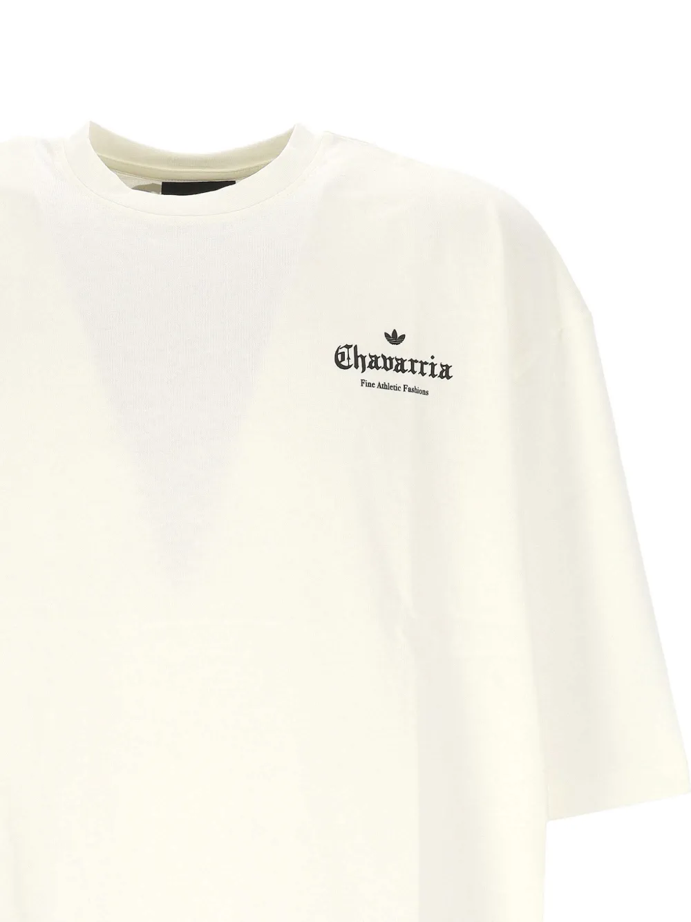 Close up of White top, showing texture of the 100% cotton fabric