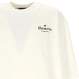 Close up of White top, showing texture of the 100% cotton fabric