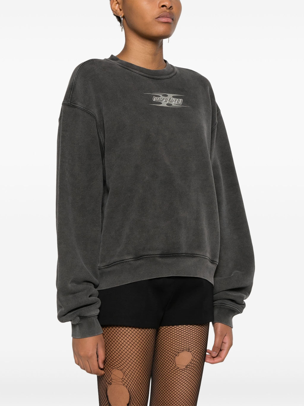 T BY ALEXANDER WANG - Women Crewneck Sweatshirt With Blade Logo