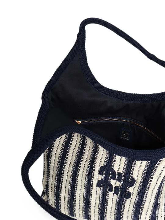 Blue bag, front view