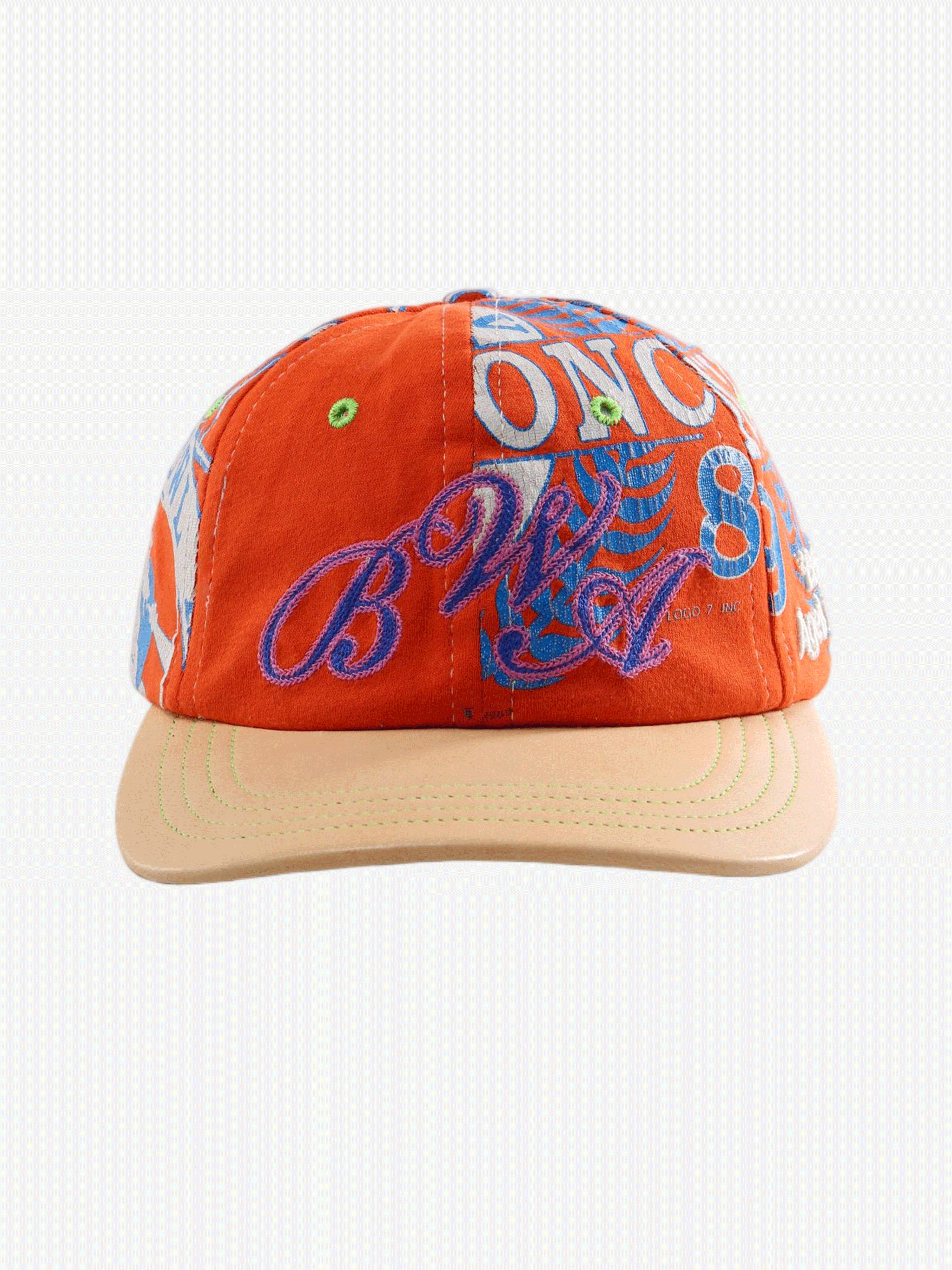 Orange hat, front view
