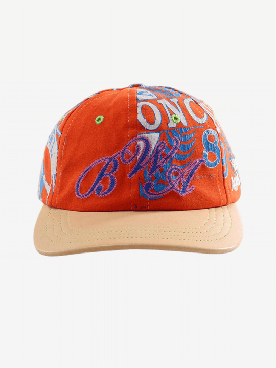 Orange hat, front view