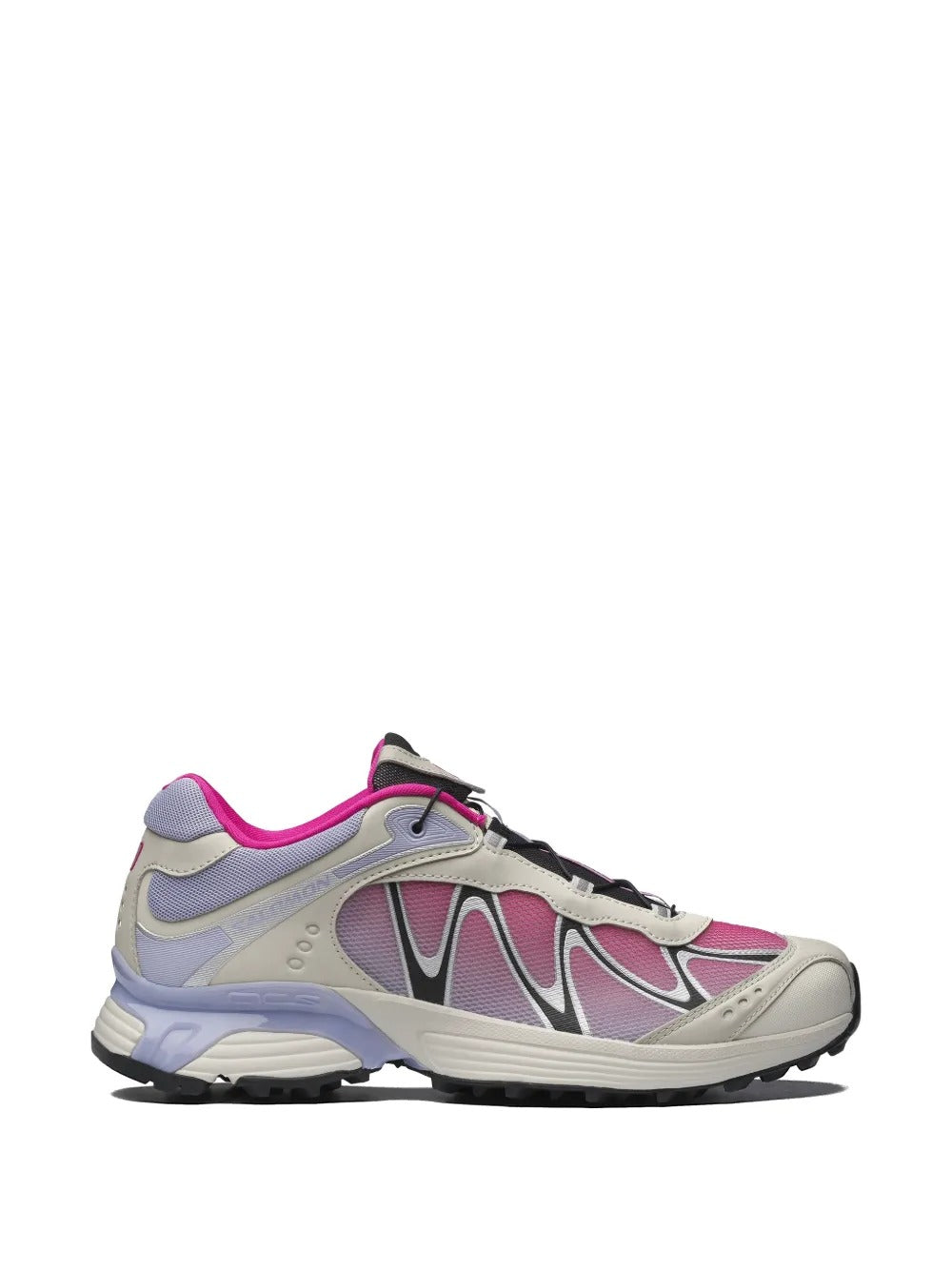 Pink sneaker, side view