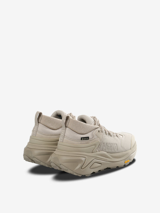 Tan sneakers,back view