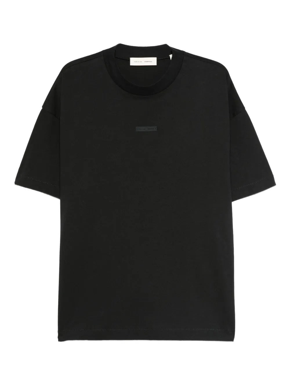 Black t-shirt, front view