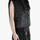 black jackets-coats worn by a person, showing the jackets-coats fit