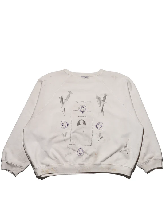 White hoodie, front view