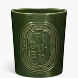 Green candle, front view
