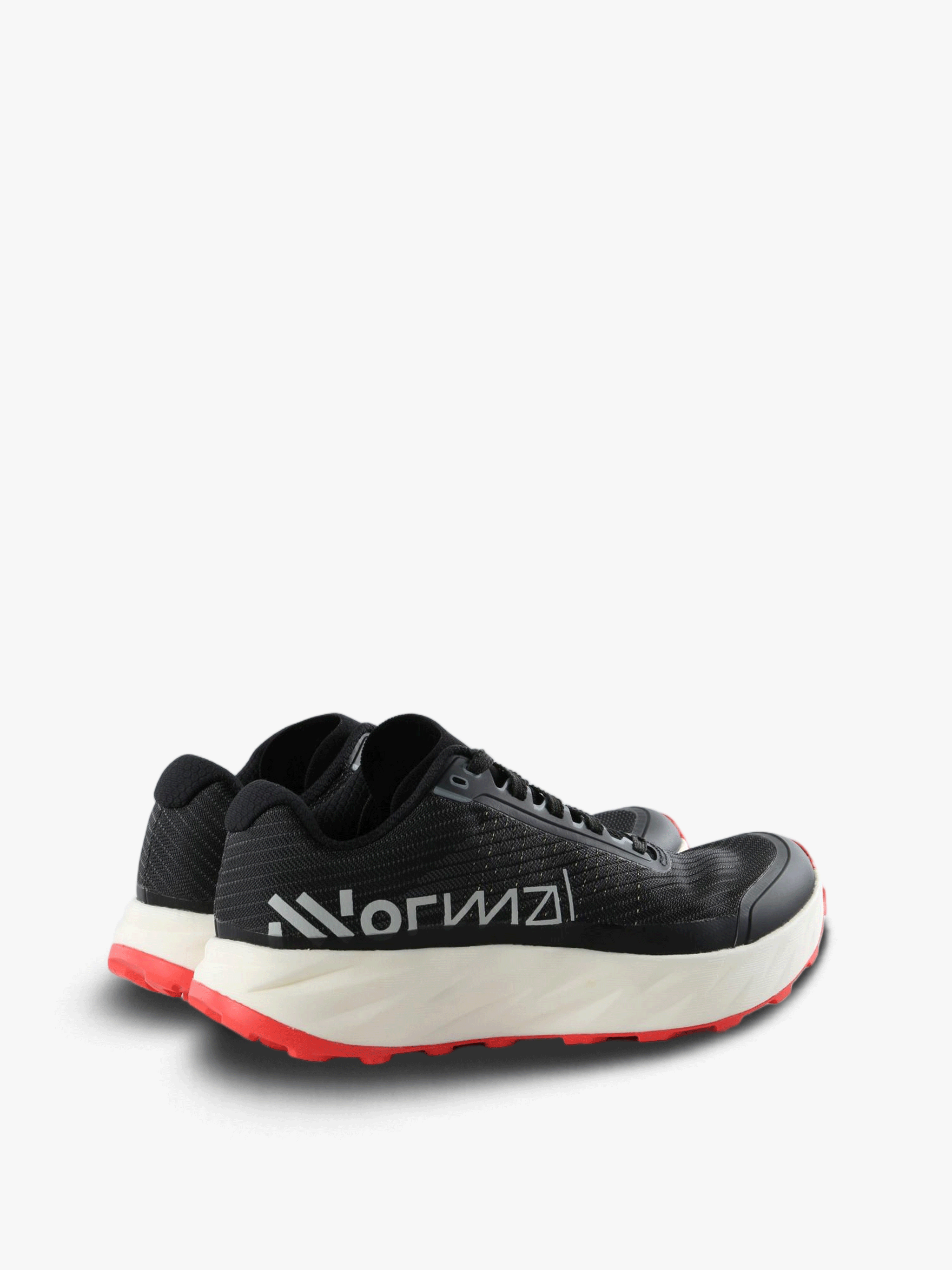 Black shoes, back view