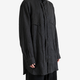 Black shirt, full body view