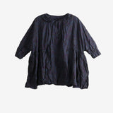 Navy shirt, front view