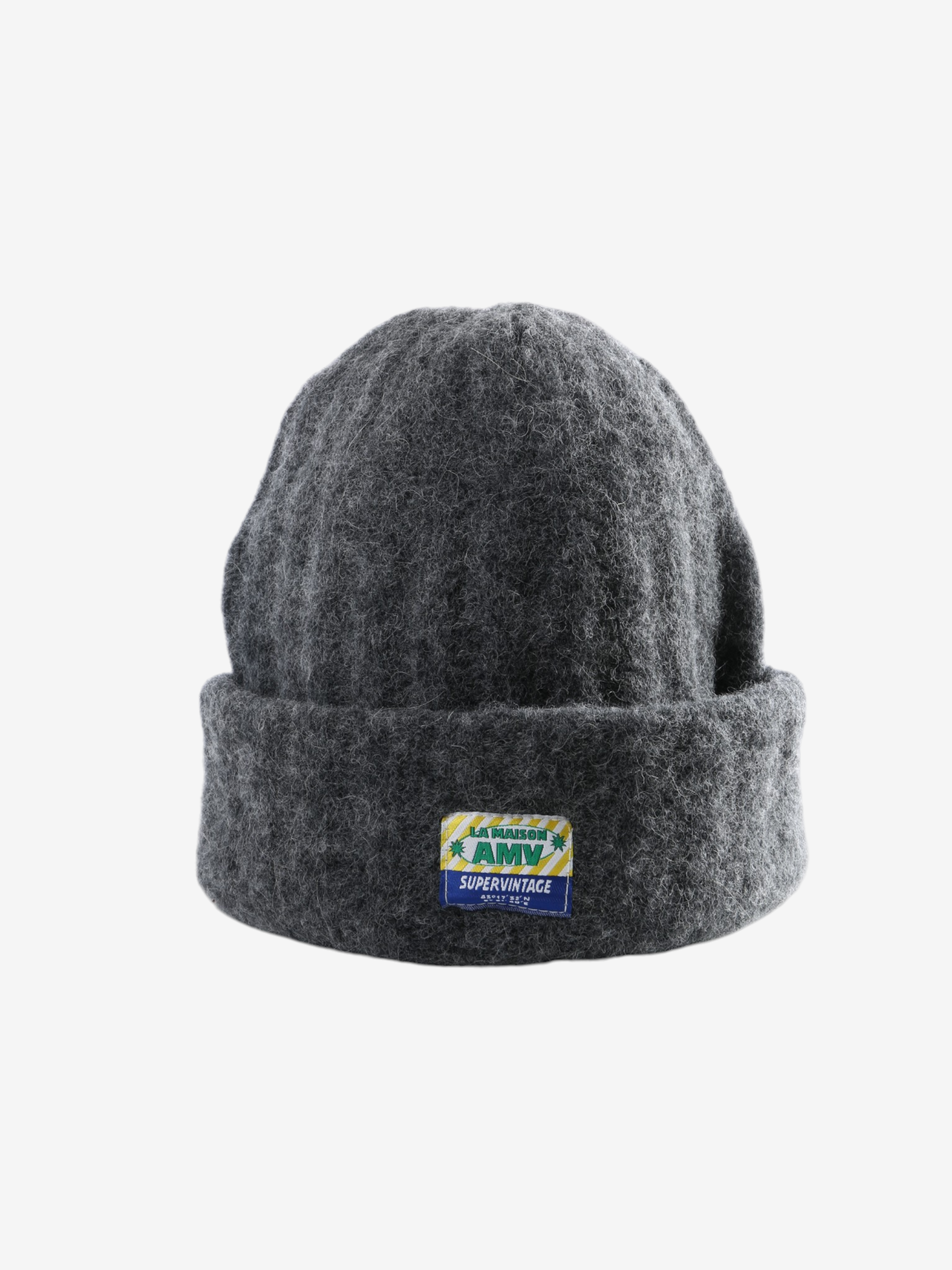 Grey hat, front view