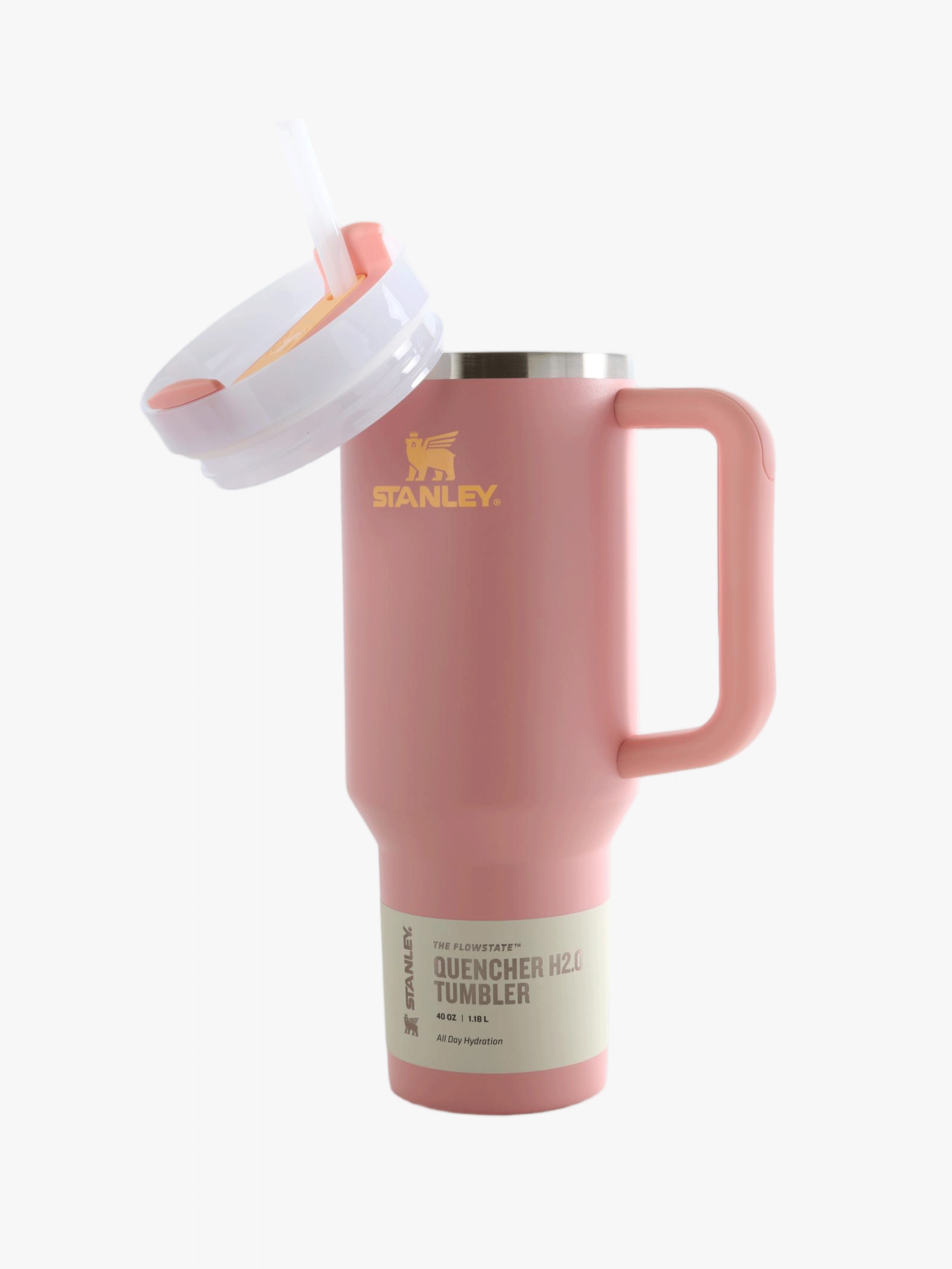 Pink product, front view