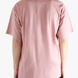 Pink t-shirt, back view