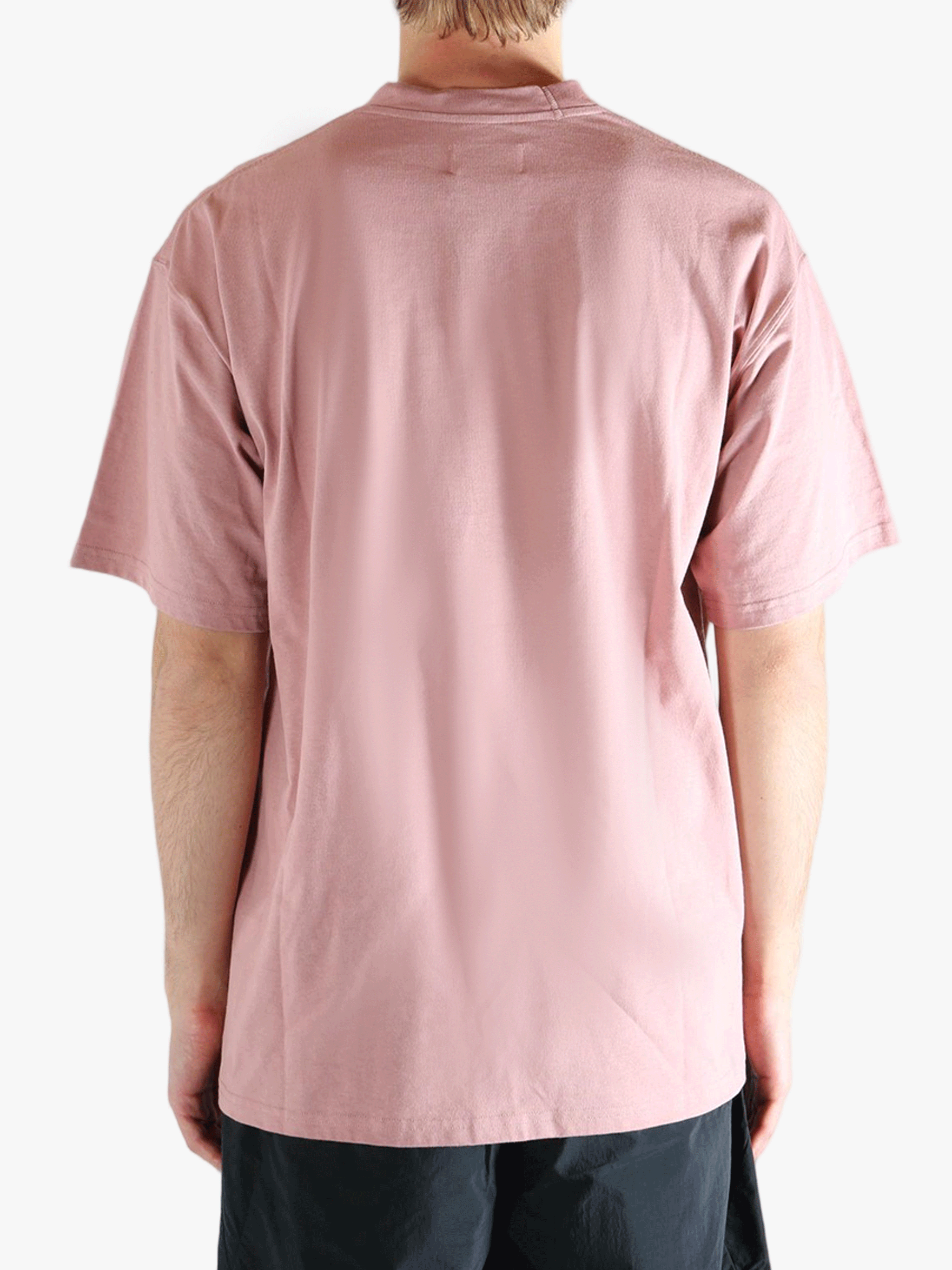 Pink t-shirt, back view