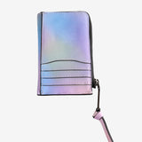 Blue wallet, back view