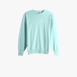 Green knitwear, front view