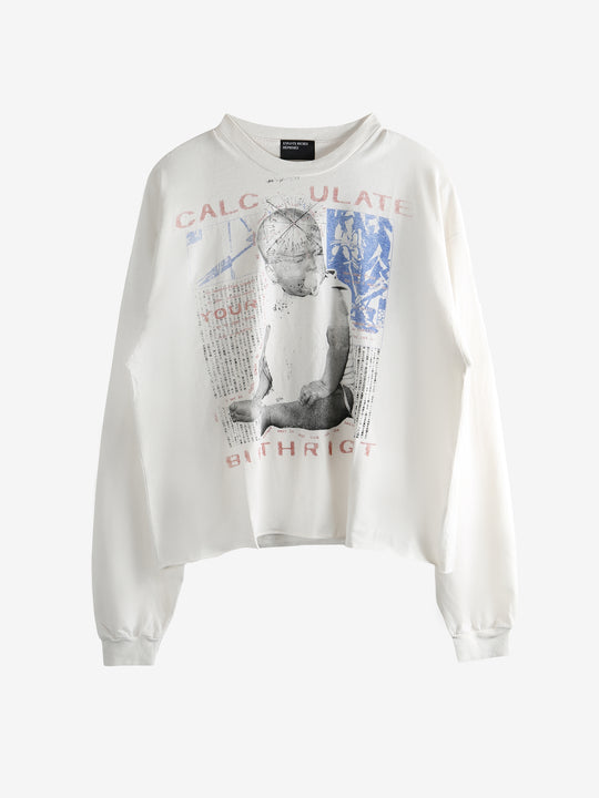 White t-shirt, front view